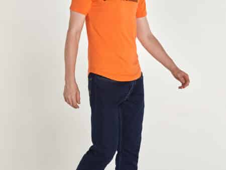 gianni armando designer slim fit tshirt orange 01