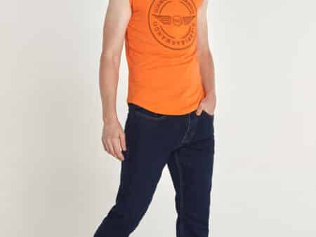 gianni armando designer tshirt armellos logo orange 01