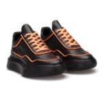 gianniarmando_herren_leder_sneakers_schwarz_orange