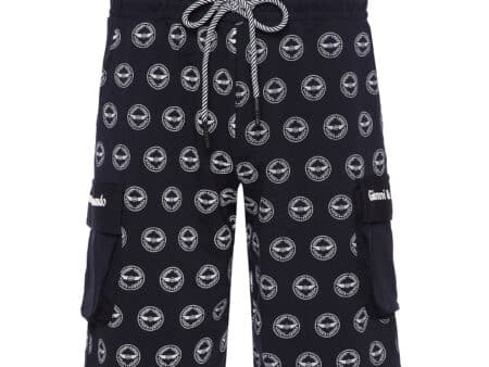 gianni armando herren kurze cargohosen navyblau